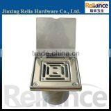 Stainless Steel Bathroom Floor Drain With High End Plastic Outlet