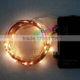 6M 60 led 3AA Outdoor Battery Powered Timer LED Copper Wire String Fairy Light lamp