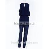 OEM Custom Madecasual Loose Style Sexy One Piece Chiffon Women Jumpsuit for Ladies thumbnail-4