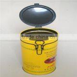 Round Luxury Tin Box With Wire for Seed