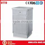 Stainless steel bedside locker for hospital