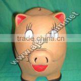 Clay Piggy Bank thumbnail-1