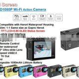 Hottest Camera Dual Screen Ultar Slim 1080P WIFI Action Camera thumbnail-6
