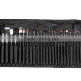 Custom Professional 32 Piece Copper Quality Makeup Brush Set (black/silver)