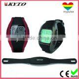 KYTO health care smart watch with wirelsss calorie counter chest strap heart rate monitor