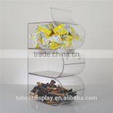 3 Tiers Clear Stackable Acrylic Candy Display Case,acrylic Candy Box,acrylic Candy Bins Wholesale