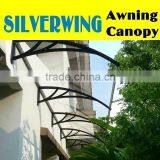 Best Sellling Easy Assembly DIY Polycarbonate Plastic Door Canopy Awning
