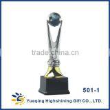 Plastic Base Crystal Sport Competition Awards Gold Trophy thumbnail-2