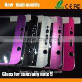 2.5D Titanium Alloy Color Tempered Glass Screen Protector Guard for Samsung Note 5 thumbnail-2