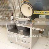 Luxury Commercial Movable Ceramic Egg Grill With Stainless Steel Trolley(AU-215S2) thumbnail-2