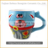 Favorable price new design china supplier oversized ceramic coffee mugs