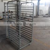 Industrial Bread Baking Rack Toast Bread Trolley for Rotary Oven