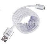 Original GOLF 25cm/100cm/150cm/200cm/300cm Micro USB Metal Braided Data Charger Cable 2.1A Output For Xiaomi Huawei HTC Samsung thumbnail-3