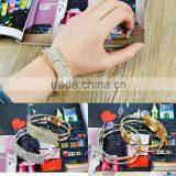 Lovely Bracelet Elegant Crystal Wristband Bangle Cuff Womens Chain Bling Hand thumbnail-6
