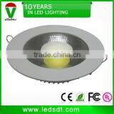 light weight slim 10w recessedcob led downlight full white from sitatome