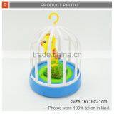 Funny Electric Voice Control Singing Bird Cage Toys for Kids thumbnail-5