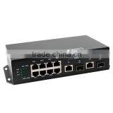 8 Port 10 100 1000mbps Poe Switch With 2 Gigabit Sfp Rj45 thumbnail-1