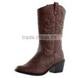Fashion New Cowgirl Women Western Leather Boots thumbnail-1