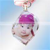 Baby Photo Crystal Keychain