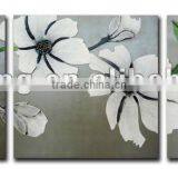 Three Panels Wall Decoration PU Leather Painting thumbnail-1