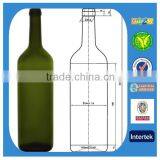 Wholesale Wine Bottles 1000ml With Dark Green Glasslucky thumbnail-1