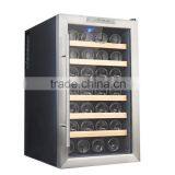 28 Bottles Wine Cooler With Glass Door Display