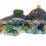 BJ038 Colored Glaze Decoration--crystal Saint Elephant Souvenir thumbnail-1