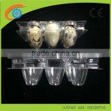 30 best price duck egg cartons for sale PVC plastic quail egg cartons