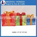 Christmas Gifts NEW Design LED Christmas Decoration Fabric Gift Box Led Light thumbnail-1