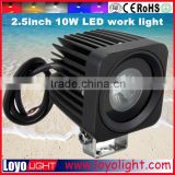 China Supplier offroad led work light 12V 24v 10w led flood light