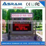 Waterproof CE Approved Outdoor Led Moving Message Sign New Design Shops Display Advertising Windows Hanging Indoor Variable