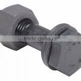 Hexagon Double Thread Black Bolts and Nuts thumbnail-3