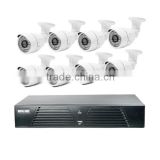 720P/960P/1080P 8 channel home use security system cctv camera kits