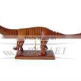 wooden dinosaur art manikins