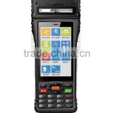 Android pos terminal support 3G/WiFi/RFID reader/Barcod scanner/build-in thermal printer/PSAM with rechargeable battery