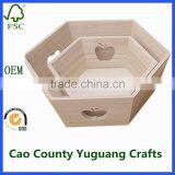 Cheap Unfinished Paulownia Wooden Trays for Fruit thumbnail-1