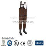 Men's Solid Neoprene Suspenders Fishing Chest Wader thumbnail-1