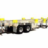 China Manufacturer 3 Axle 40ft Flatbed Container Trailer thumbnail-6