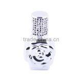 Flower Rose Shaped UV Gel Colored Empty Refill Perfume Glass Spray Bottle With Metal Alloy Cap thumbnail-5