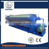 Membrane chamber filter press for mineral and metallurgy