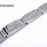 Stamping Steel Titanium Bracelet / Stainless Steel Bangle For Gift thumbnail-3