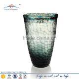 Wholesale Large Tall Martini Mosaic Grey Glass Vase for Flower Arrangement thumbnail-1