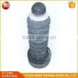 High Quality Granite Black Round Ball Fountain thumbnail-3