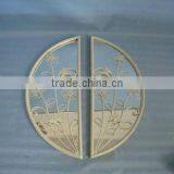 Round Decorative Metal Wall Days Decor Mirror thumbnail-1