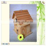 Fancy String Hanging Door Flower Cut Wood Birdhouses thumbnail-3