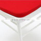 White Colour Chair and Red Cushion Set With Garden Furniture Outdoor thumbnail-3
