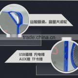 Bluetooth Speaker With USB/SD +Alarm Clock + FM Radio Speaker thumbnail-3
