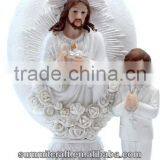 Polyresin Jesus and Son Unique Christian Baptism Souvenirs