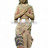 Handcarved Antique Wooden Antique Figure Statue thumbnail-1