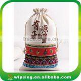 Custom Design Full Printing Cotton Drawstring Bag thumbnail-3